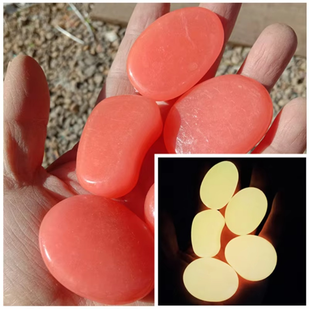 Fish Tank Gravel - 10 pièces décoration 4.5cm galets lumineux