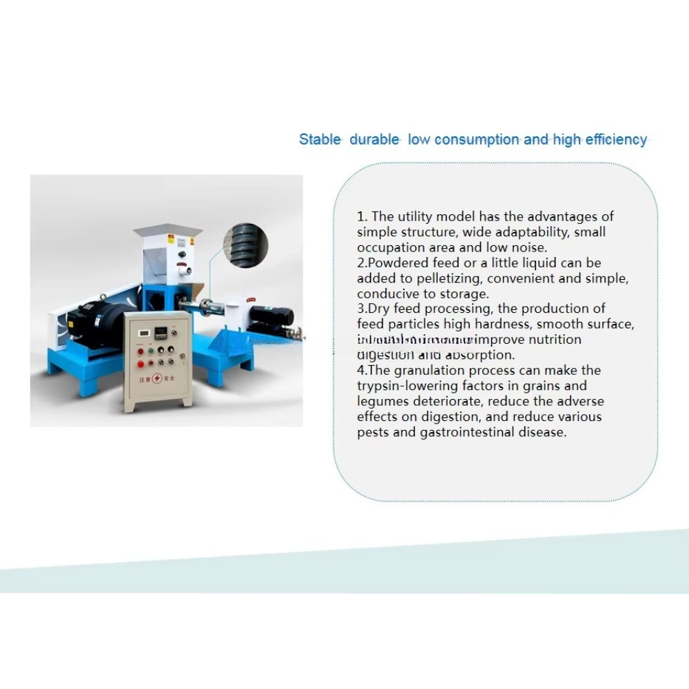 Fish Food - Machine extrudeuse de granulés d'aliments flottants