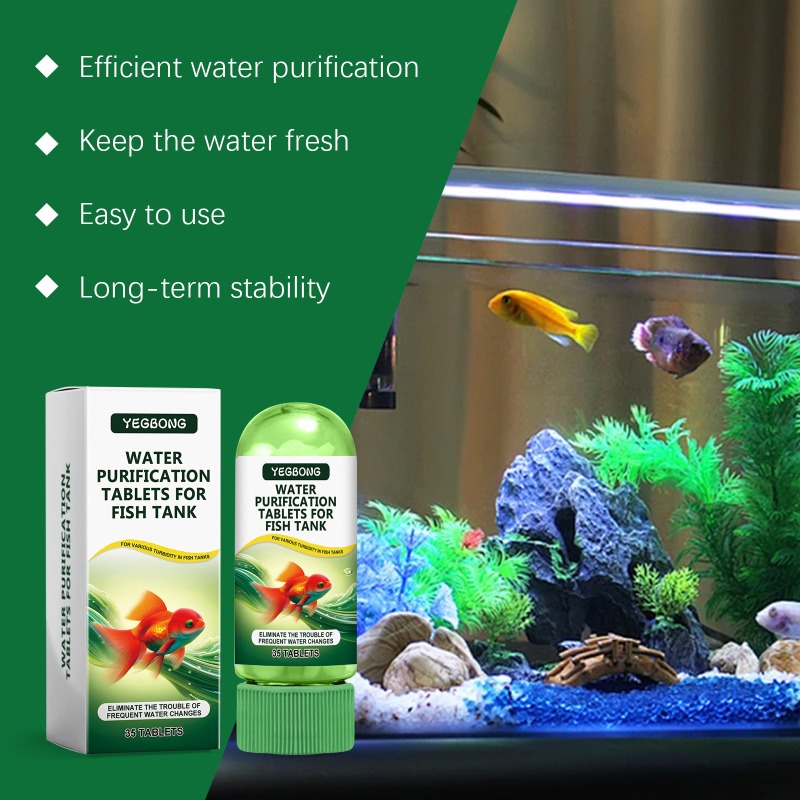 Aquarium Fish Keeping - Comprimés de purification d'eau pour aquarium,