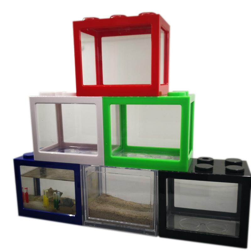 Aquarium Fish Betta - Mini aquarium 7 couleurs pour poissons