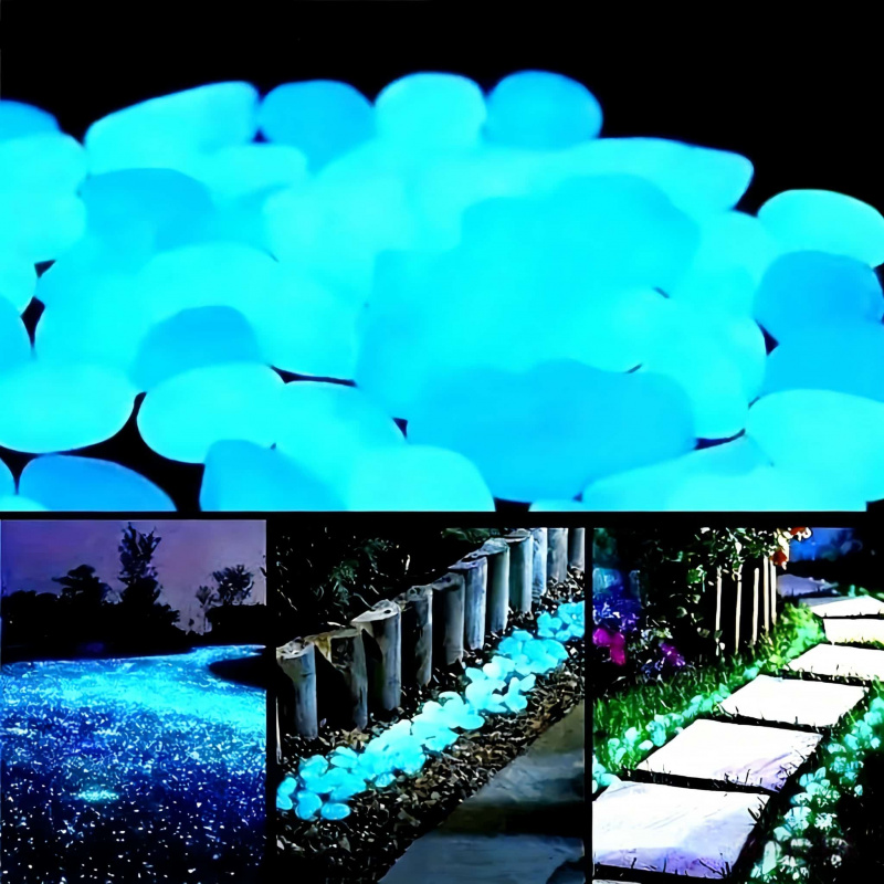 Fish Tank Gravel - Pierre Lumineuse LED 100-500, Un Paquet,