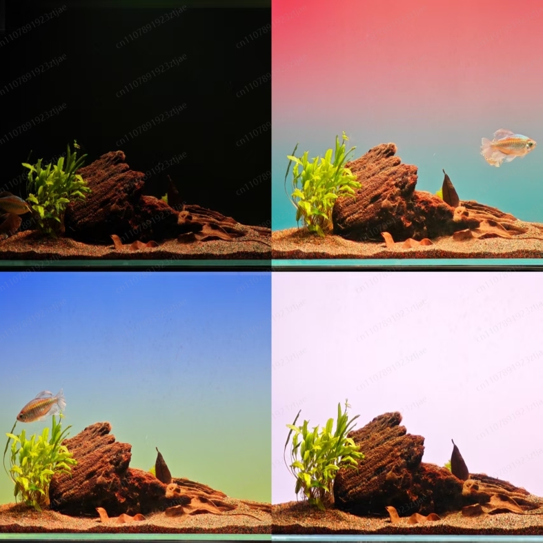 Aquarium Light - Panneau lumineux d'arrière-plan d'aquarium en acrylique