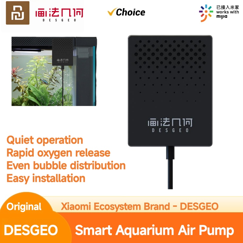 Xiaomi Aquarium Fish Tank - DESGEO pour pompe à oxygène intelligente