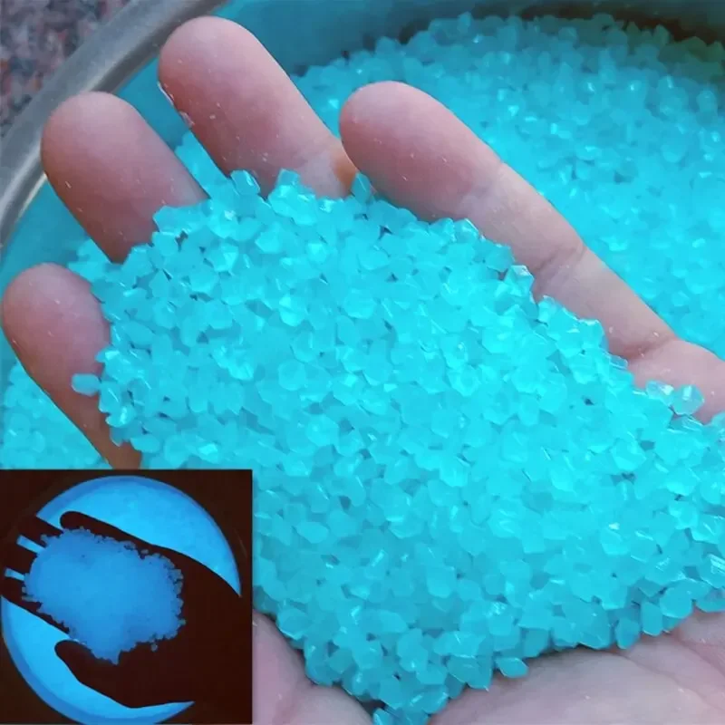 Fish Aquarium Home - 1000 pièces 3-5mm sable lumineux lueur
