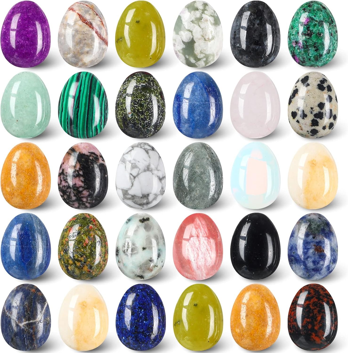 Fish Tank Gravel - 8 perles en cristal naturel, parfaites