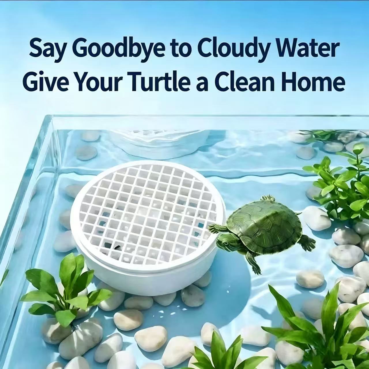 Aquarium Fish Keeping - Collecteur de déjections de tortue détachable