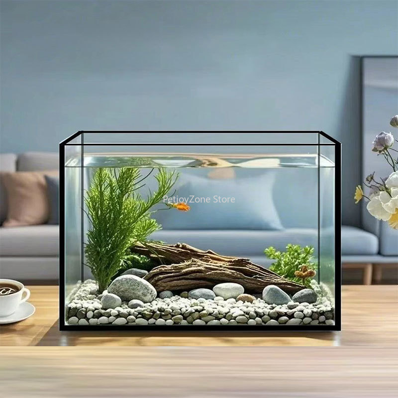 Aquarium Fish Keeping - Aquarium rectangulaire en verre ultra-clair, volume