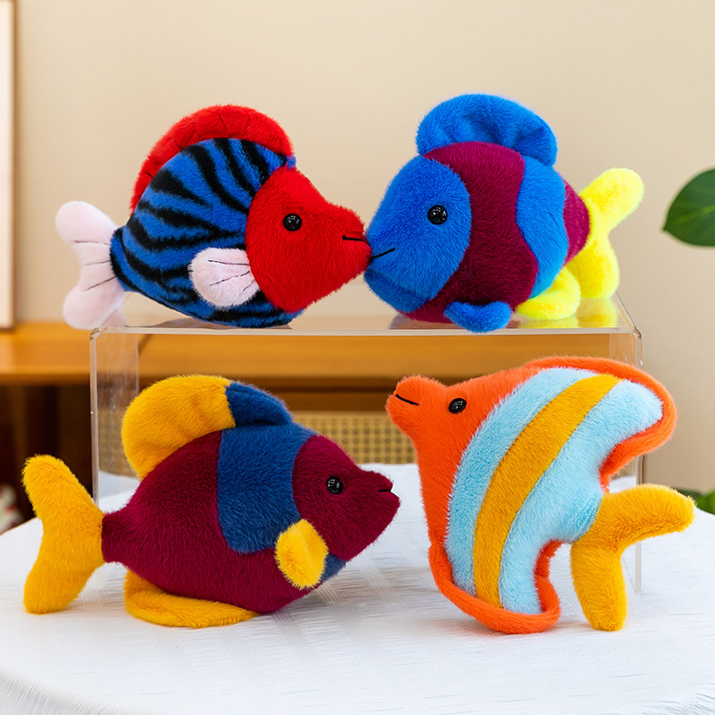 Aquarium Fish Keeping - Peluche amusante de poisson-clown, jouet en
