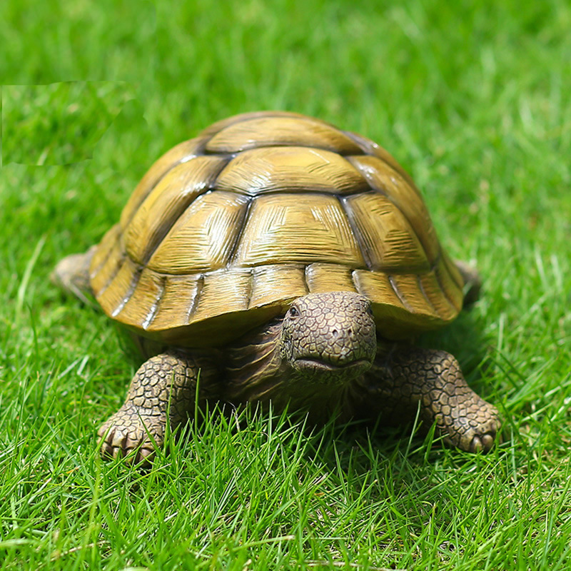 Fish Aquarium Home - Tortue décorative en résine mignonne, tortue