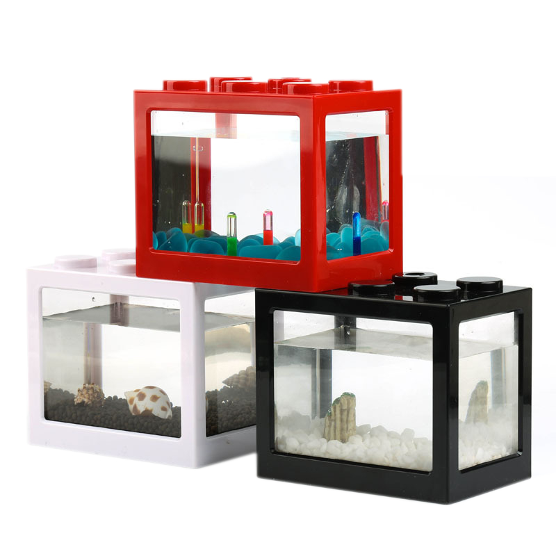 Mini aquarium 7 couleurs pour  - Aquarium Fish Betta avis et prix