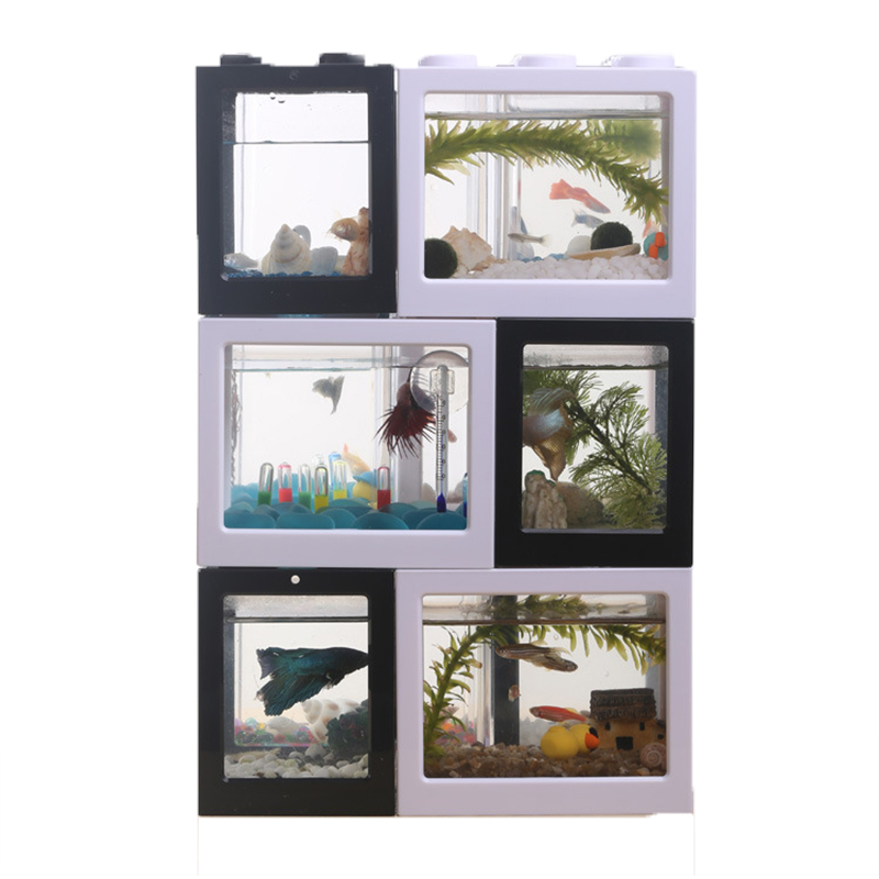 Mini aquarium 7 couleurs pour  - Aquarium Fish Betta avis et prix