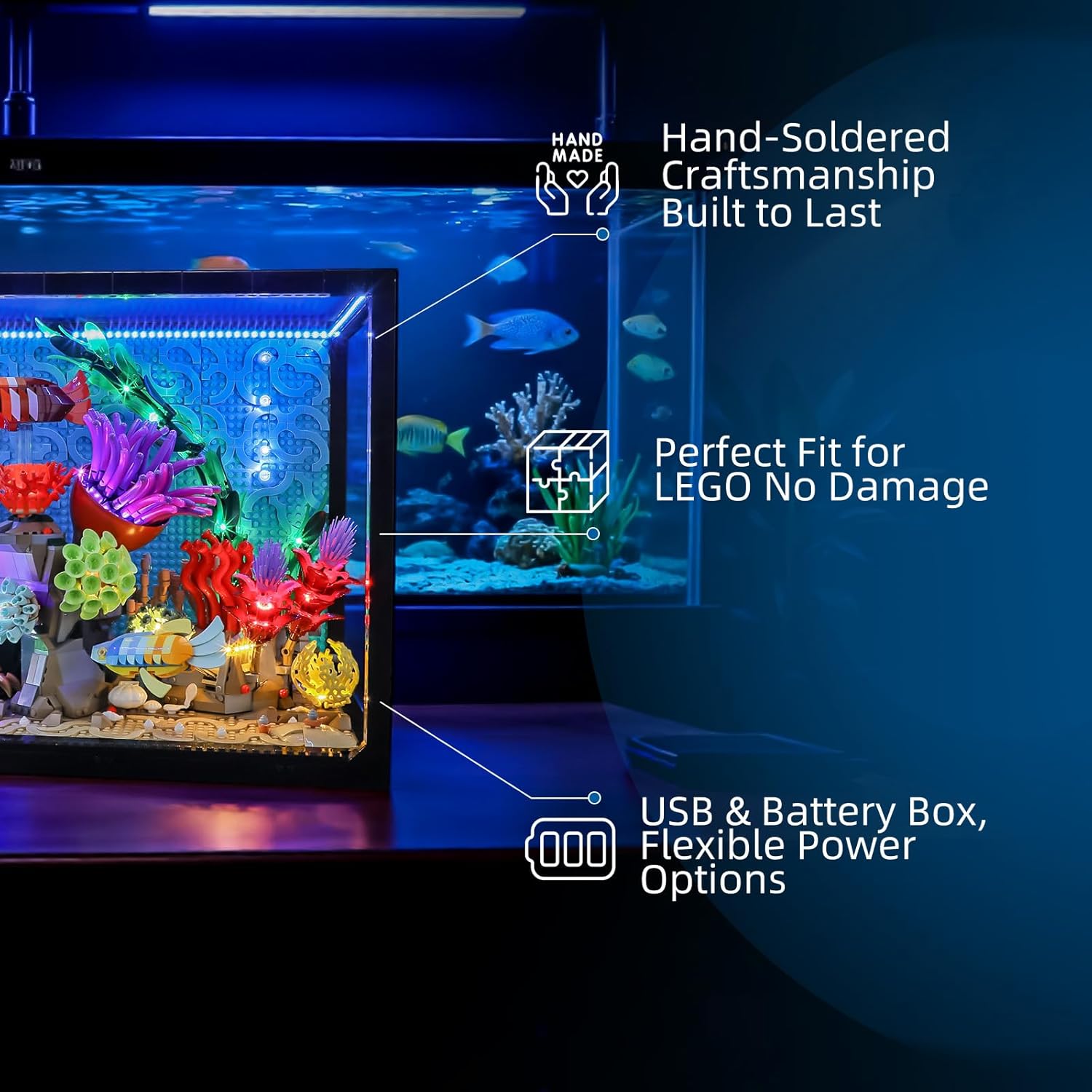 Hprosper lumière LED pour lego - Aquarium Light avis et prix