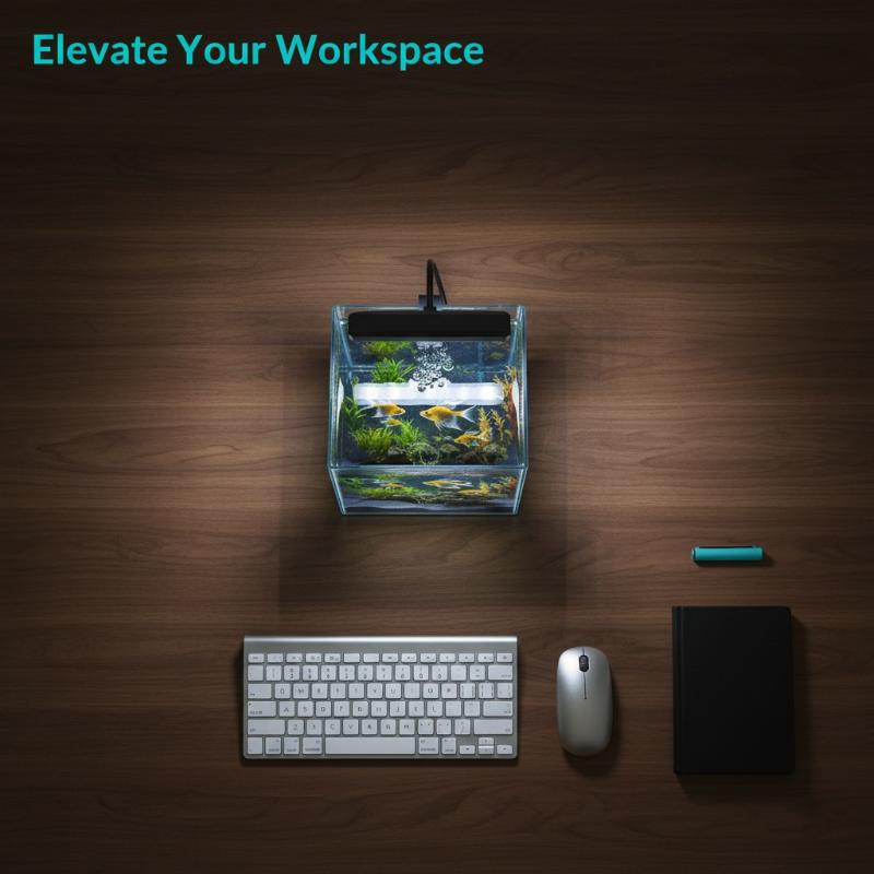 Lampe LED USB à pince pour aqu - Fish Aquarium Home avis et prix