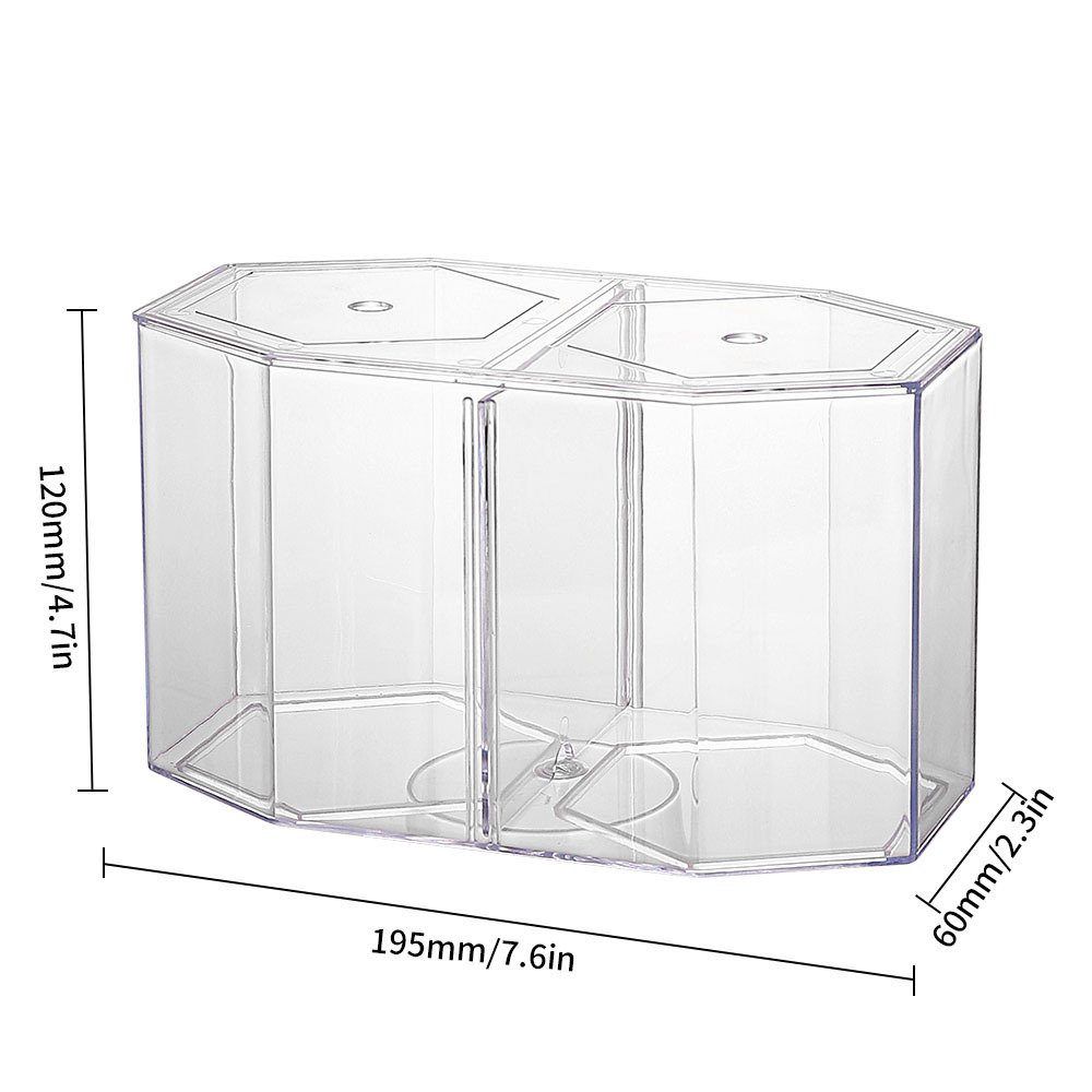 Acrylique deux fentes Guppy Aq - Betta Fish Tank avis et prix
