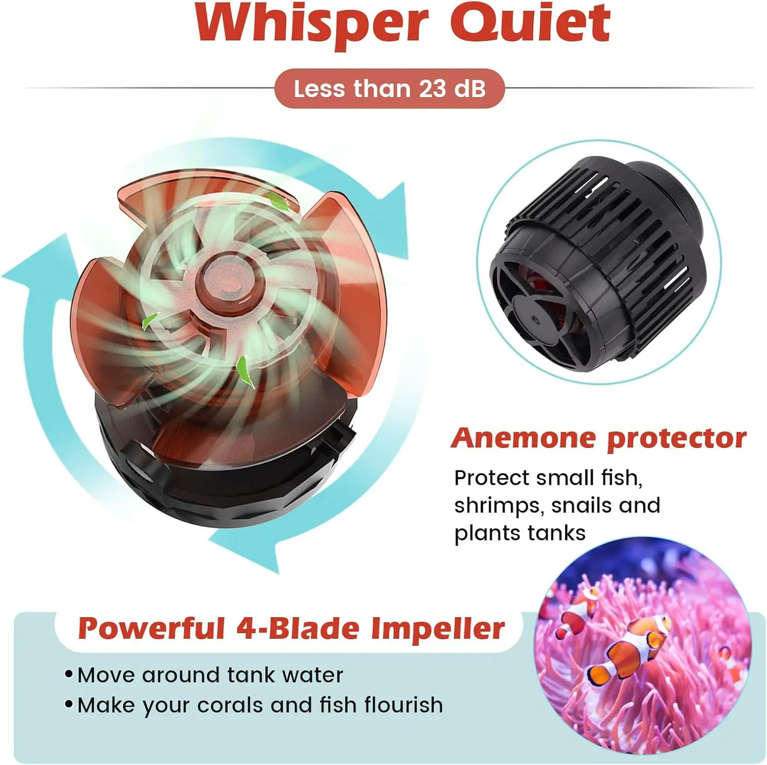 Pompe à ondes réglable pour aq - Aquarium Pump avis et prix