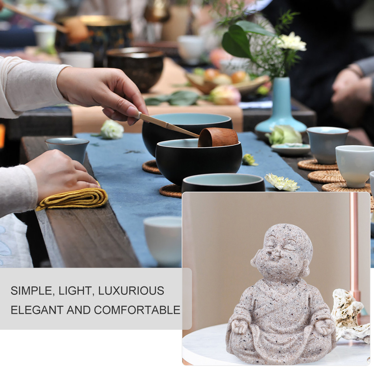 Statue de Bouddha Maitreya en  - Aquarium Decor avis et prix