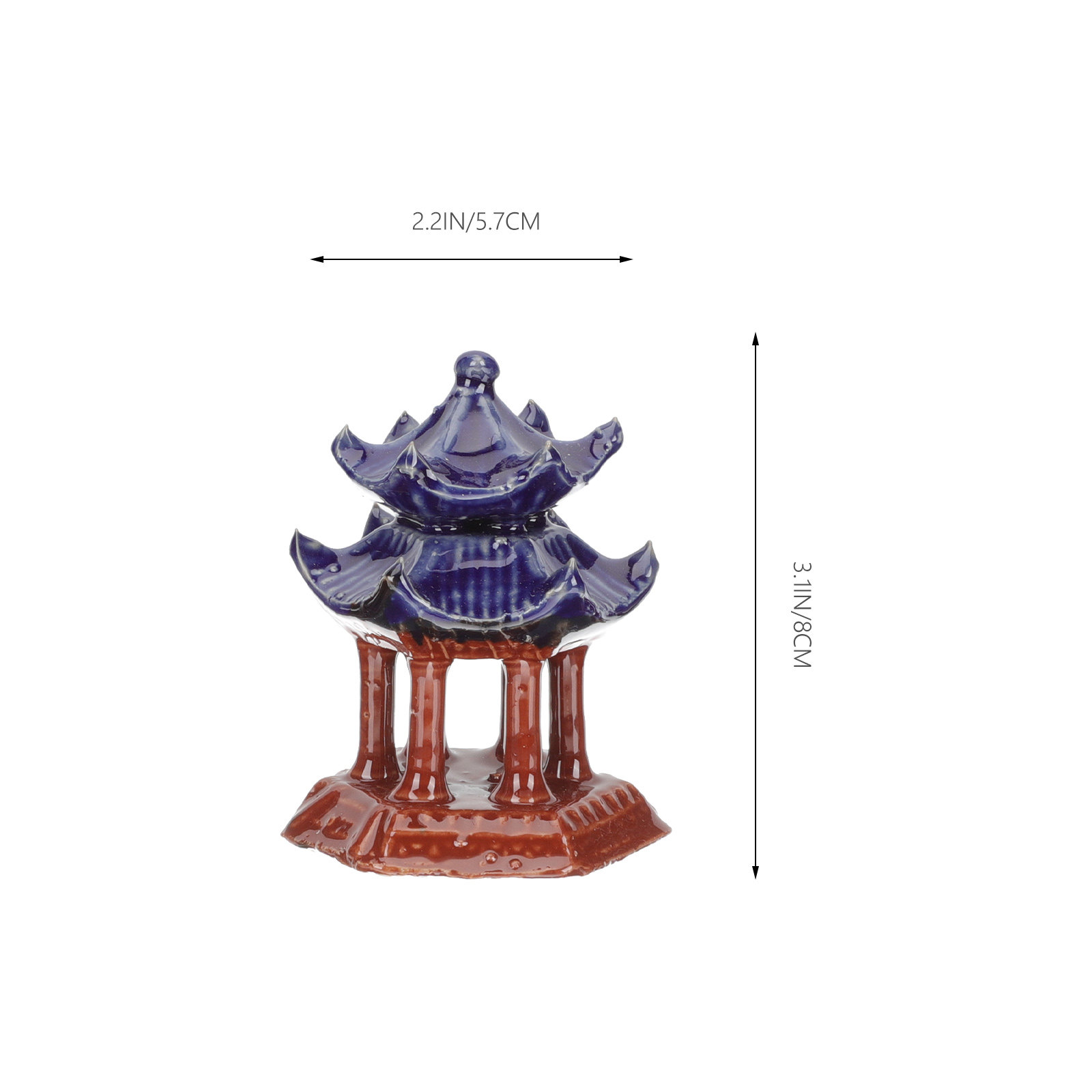 3 pièces, pagode miniature en  - Aquarium Decor avis et prix