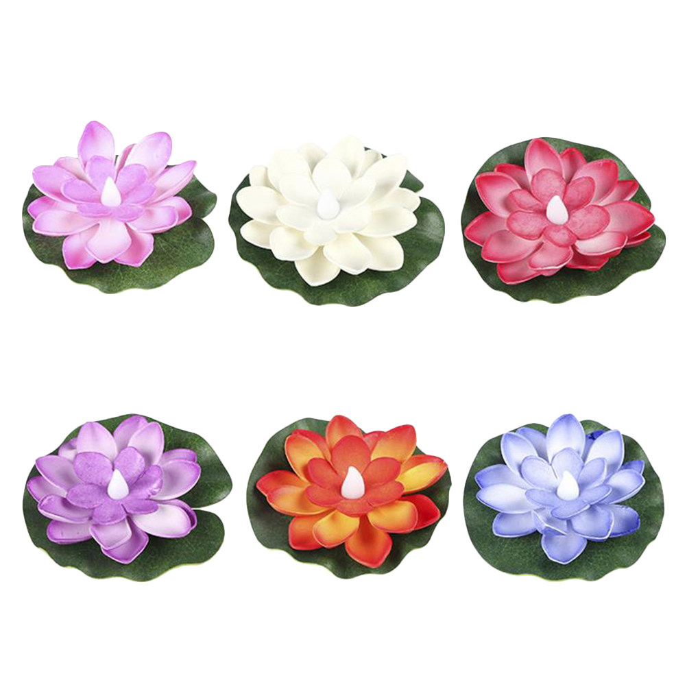 6 pièces, fleurs de lotus arti - Aquarium Decor avis et prix