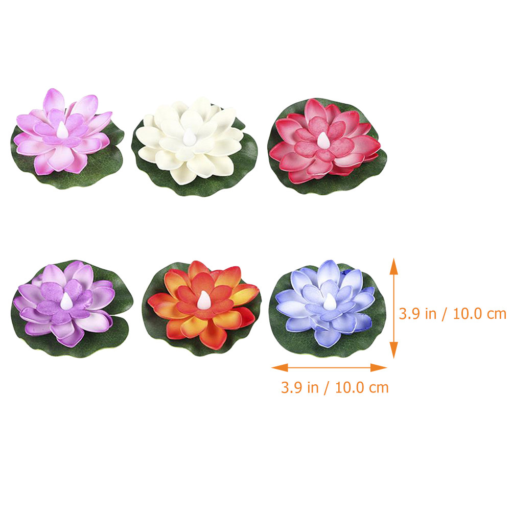 6 pièces, fleurs de lotus arti - Aquarium Decor avis et prix
