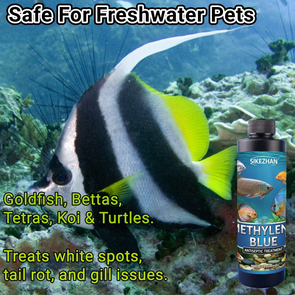 SIKEZHAN 98ml Solution de Bleu - Aquarium Fish Betta avis et prix
