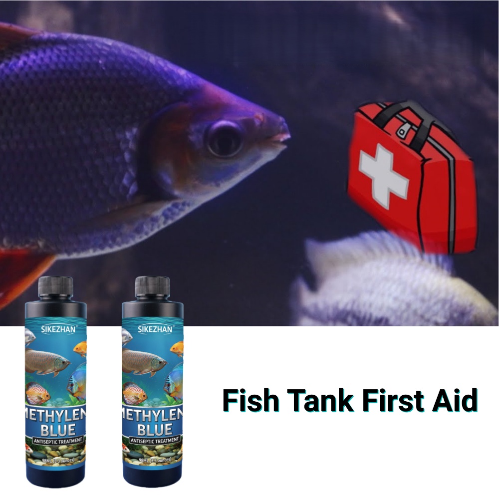 SIKEZHAN 98ml Solution de Bleu - Aquarium Fish Betta avis et prix
