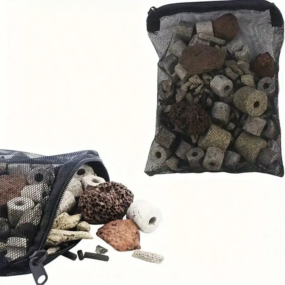 Sacs filtrants en maille noire - Aquarium Fish Keeping avis et prix