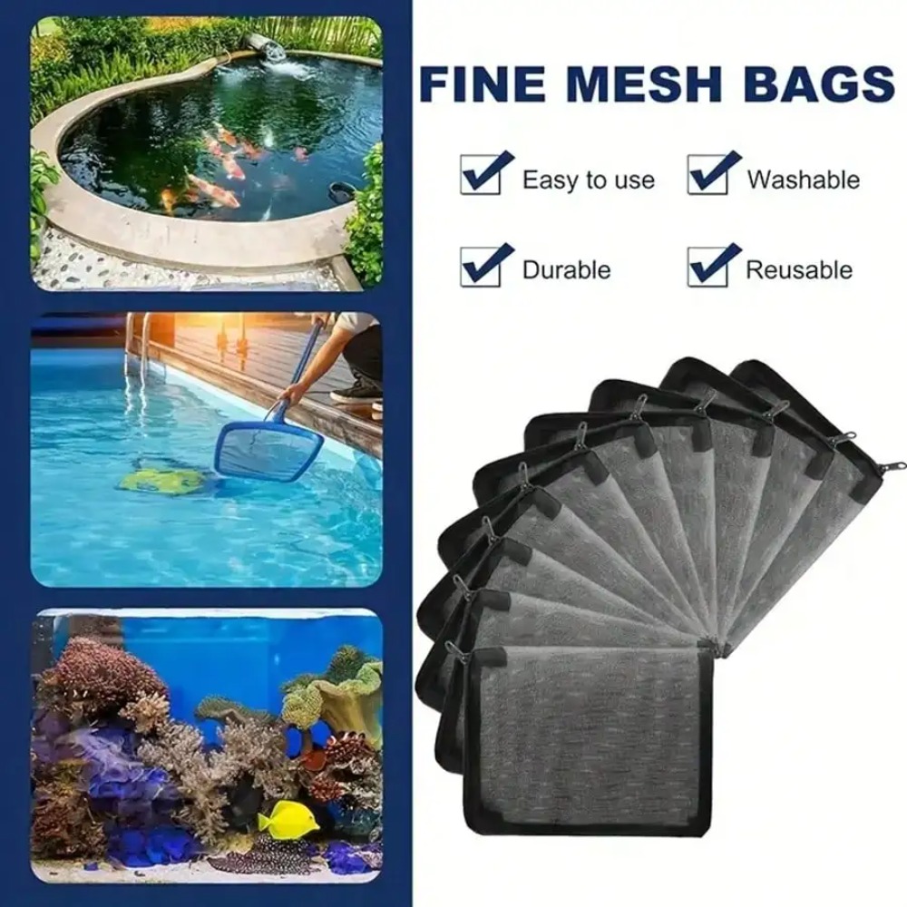 Sacs filtrants en maille noire - Aquarium Fish Keeping avis et prix