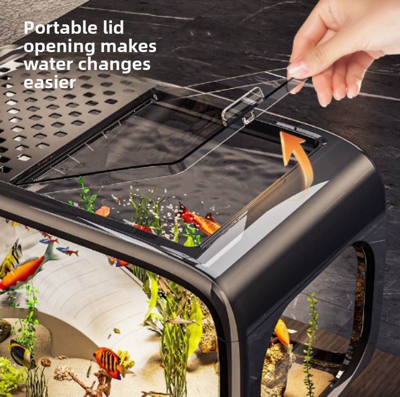 Aquarium écologique transparen - Fish Aquarium Home avis et prix