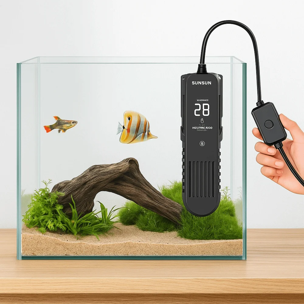 Écran LCD 20-35 ° C tige chauf - Fish Tank Heater avis et prix