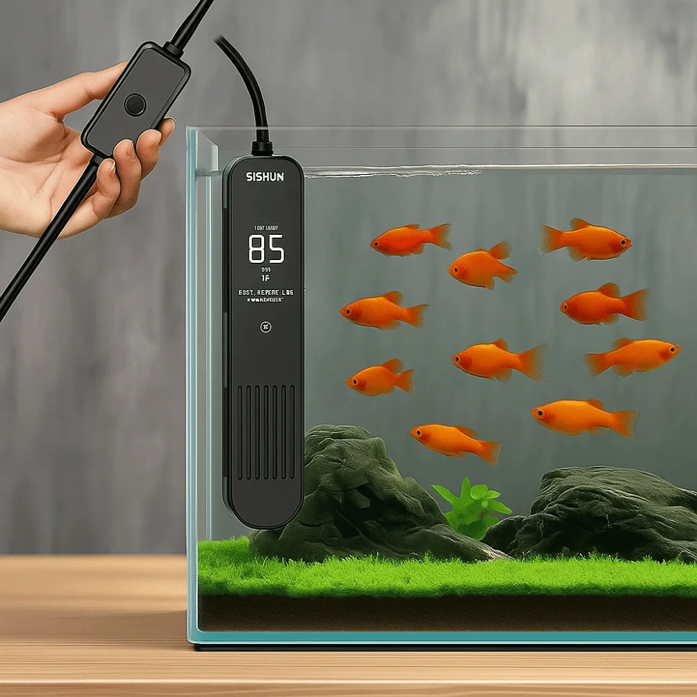 Écran LCD 20-35 ° C tige chauf - Fish Tank Heater avis et prix