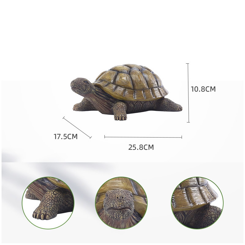 Tortue décorative en résine mi - Fish Aquarium Home avis et prix